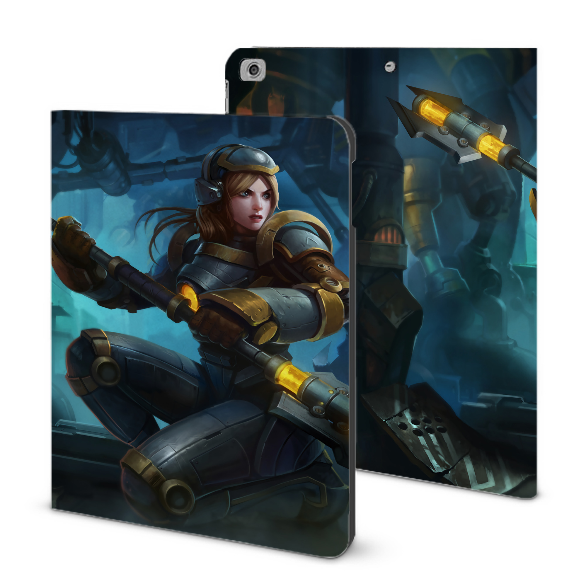 （画像用） リーグ・オブ・レジェンド League of Legends LOL IPad ケース ブック型 PUレザー TPU 耐衝撃 軽量 薄型 ペン収納なし 全面保護 IPad 各モデル対応